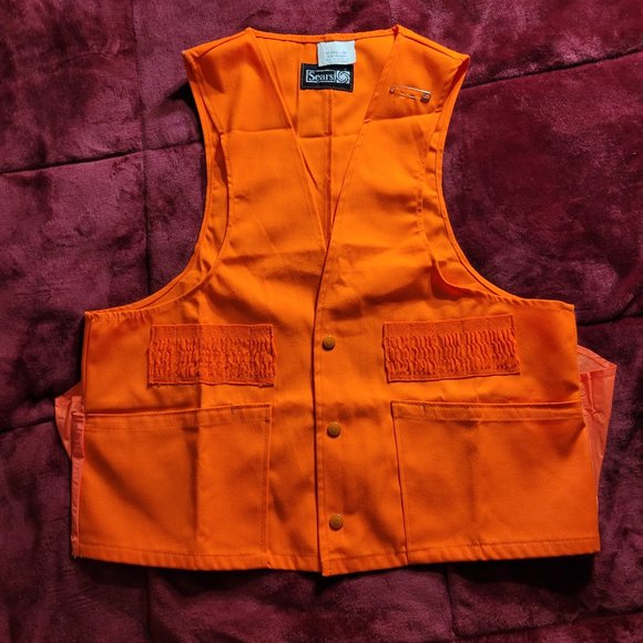Vintage Sears Mens Hunting Vest Size XL - Picture 1 of 7